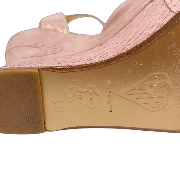 TERRY de HAVILLAND London Dusty Pink Platform Heel Shoe 38/8 - Picture 8 of 9